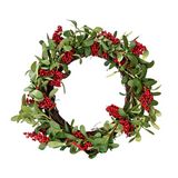 Corona navideña 50 cm verde/rojo jbxmas