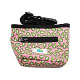 Bolsa para paseo de perro 15x12 cm rosado/verde aguacate