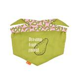 Bandana para perro talla l/xl rosado/verde aguacate