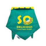 Bandana para perro talla s/m amarillo arcoiris
