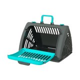 Transportador para mascota plastico 46x37x42 cm gris