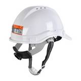Casco blanco con ratch