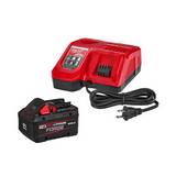 Cargador + bateria recargable 18v 8.0ah redlithium forge