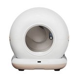 Arenero blanco autolimpiable para gatos 7.2 l