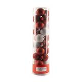 Bolas navideñas de 6 cm - set de 30 unidades
