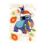 Sticker navideño de gel de 15.2 x 20.3 cm diseño de stitch