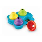 Juguete dispensador para mascota treat puzzle cupcake plástico