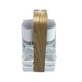 Aceitera y vinagrera de vidrio 12.8x21.4 cm 2 piezas