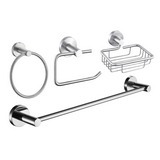Accesorios para baño satinado