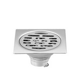 Coladera para baño cuadrado