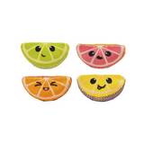 Juguete para gato 13.5 cm peluche gajos de fruta 4 piezas