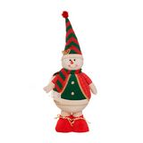 Muñeco navideño santa de 13x34x8 cm-surtido