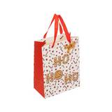 Bolsa de regalo navideña 17.8x22.9 cm ho ho ho