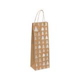 Bolsa de regalo navideña 35.5 cm pinos