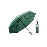 Sombrilla estampada 23 pulg verde/flores automatica