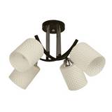 Lampara de techo chocolate 4l e27 60w