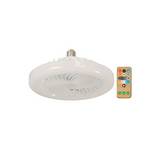 Ventilador led de techo blanco 9 pulg e27 18w 100-240v 3000k-6000k