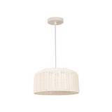 Lampara colgante blanco 1l e27 40w