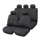 Cobertor negro azul asiento de auto 9 piezas
