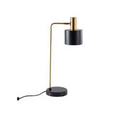 Lampara de mesa negra e27
