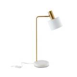 Lampara de mesa blanca e27