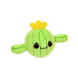 Juguete de peluche para perro cactus 16 cm verde