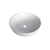 Lavamanos redondo sobreponer blanco 45 x 45 x 13.5 cm