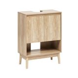 Gabinete para lavamanos 60x30x80 cm abana beige
