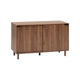 Mueble organizador de mdf 120x40x72 cm slidy cafe
