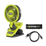 Ventilador portátil con pinza inalámbrico usb lithium 4v - 2.0 ah