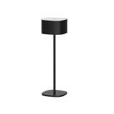 Lampara de mesa negra