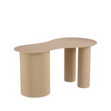 Mesa decorativa plastica para plantas 80x43x40 cm cafe 3 piezas