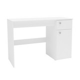 Tocador con espejo 118.5x112x44.5 cm iracema blanco