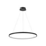Lampara colgante led negra 25w 3k