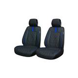 Forro para asientos negro-azul 9 pzas bora luxe