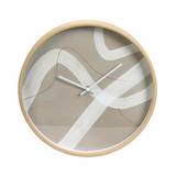 Reloj de pared beige café 38cm