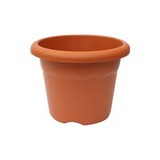 Maceta redonda terra terracota 18 cms plastiken 7318