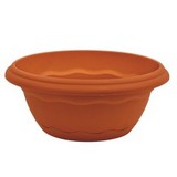 Maceta con plato terra terracota 40 cms plastiken 7684