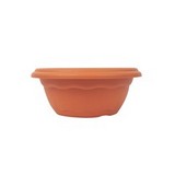 Maceta con plato terracota 22 cms plastiken 7680