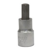 Cubo t55 mando 1/2 pulg punta torx