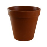 Maceta de barro tipo vaso 34x36 cm