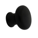 Halador botón negro plástico 33 x 28 mm