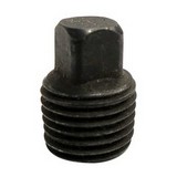 Tapon macho acero al carbón 1/4 pulg