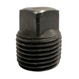 Tapon macho acero al carbón 1/2 pulg