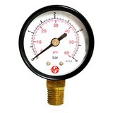 Manómetro 60 psi 2 pulg
