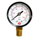 Manómetro 100 psi 2 pulg