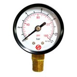 Manómetro 160 psi 2 pulg
