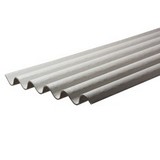 Lámina acanalada eureka p-7 6 mm gris 6 ft
