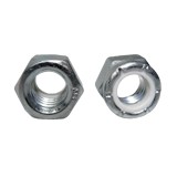 Tuerca hexagonal rosca fina zinc 1/2 pulg (12.70 mm) con nylon