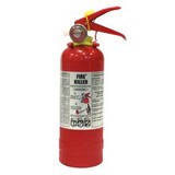 Extintor rojo de fuego recargable 0.5 kg